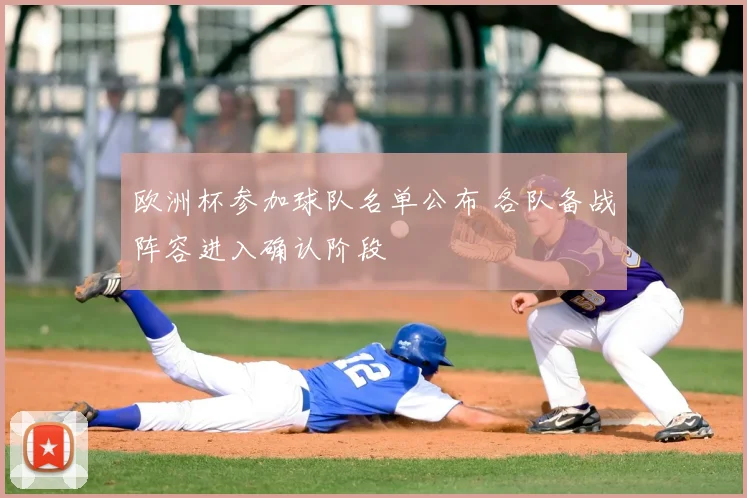 欧洲杯参加球队名单公布 各队备战阵容进入确认阶段