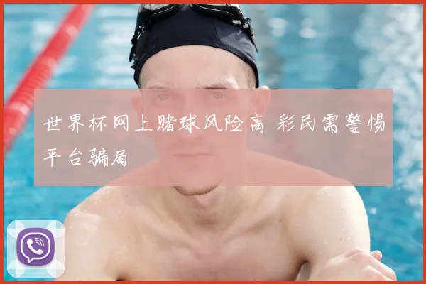 世界杯网上赌球风险高 彩民需警惕平台骗局